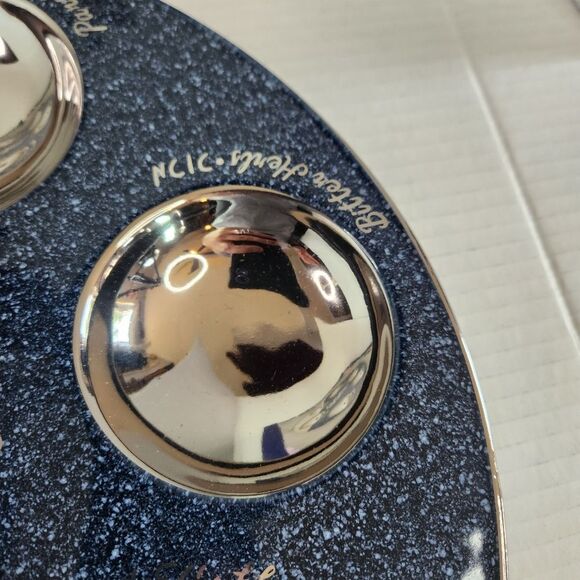 Rite Lite Ceremic Seder Starry Night Serving Plate NIB - Picture 5 of 11